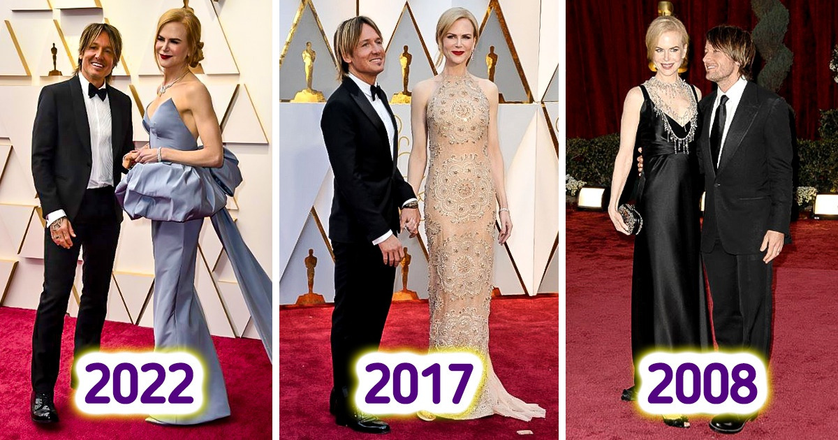Découvre l’évolution des tenues de 10 couples célèbres aux Oscars