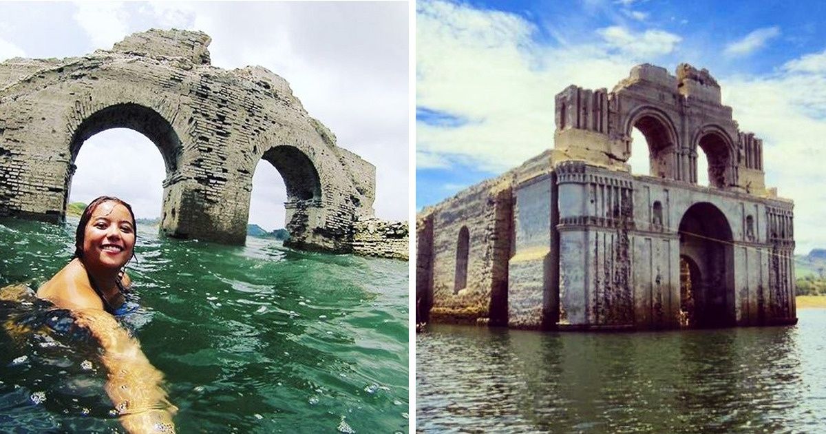 8 Lieux impressionnants qui avaient disparu sous l’eau et qui sont à nouveau visibles
