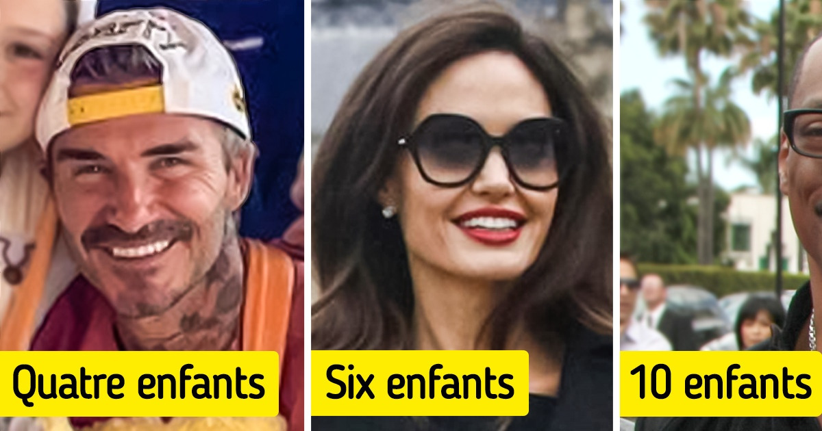 9+ Célébrités qui nous ont surpris avec leurs familles nombreuses 9+ Célébrités qui nous ont surpris avec leurs familles nombreuses