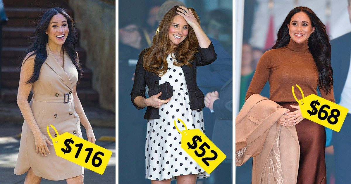 17 Fois où Kate et Meghan ont défilé sur les tapis rouges dans des robes bon marché