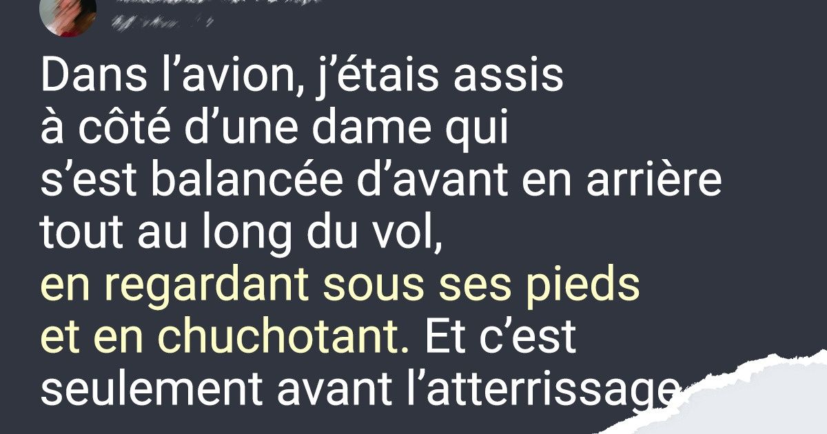 15 Histoires de voyage en avion où les passagers ont dû faire preuve de sang-froid