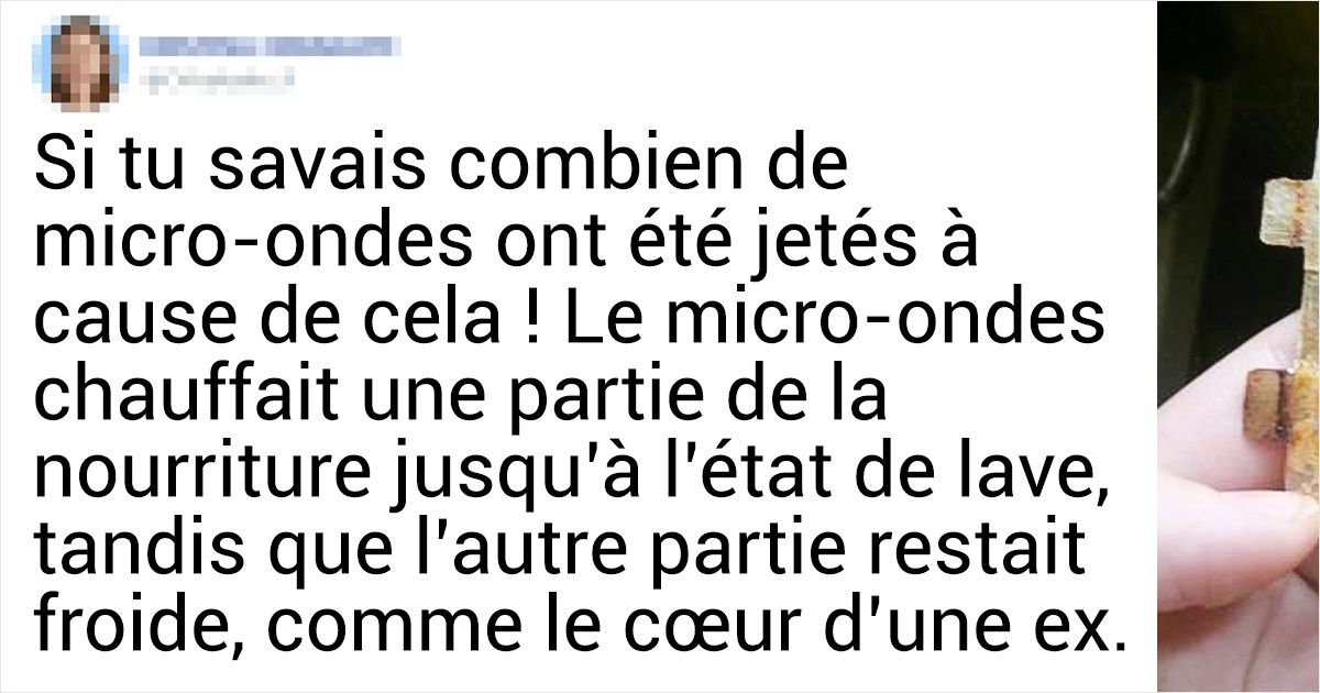 30+ Exemples sur des façons de casser des appareils électroménagers sans nous en rendre compte