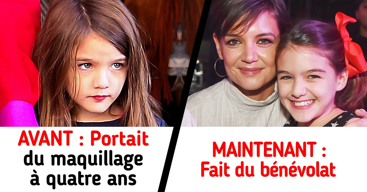 Voici comment Suri Cruise est passée d’une enfant très privilégiée à une ado humble grâce à sa maman, Katie Holmes Voici comment Suri Cruise est passée d’une enfant très privilégiée à une ado humble grâce à sa maman, Katie Holmes