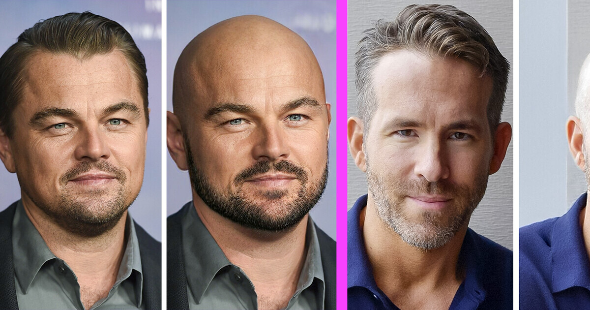 Nous avons "rasé" 18 célébrités et leur nouveau look n'a pas déçu