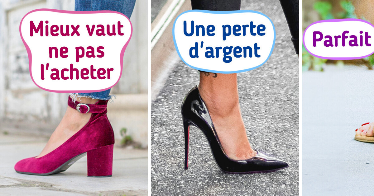 13 Conseils simples qui permettent d’identifier très facilement les chaussures de qualité médiocre