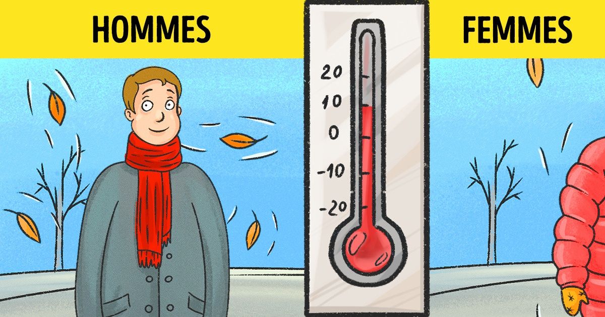 Pourquoi les femmes ont-elles constamment froid ?