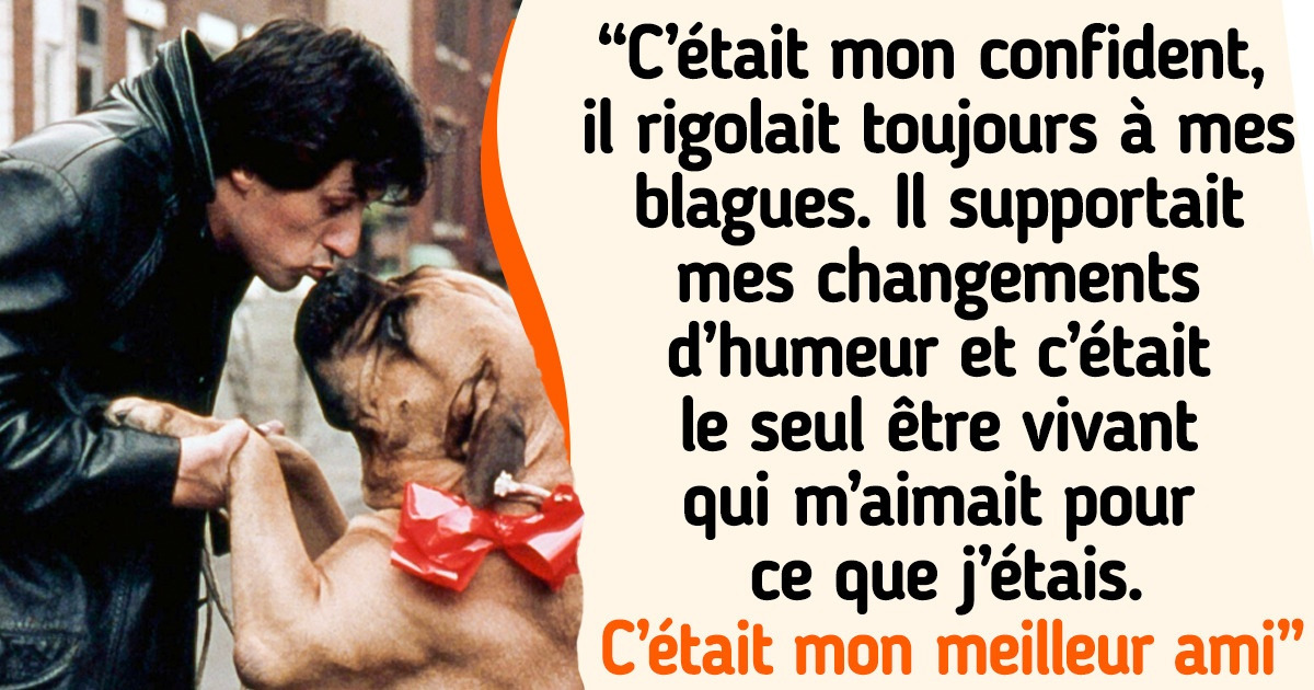 L’histoire de Sylvester Stallone et de son chien, qui prouve que l’amour résiste à tout