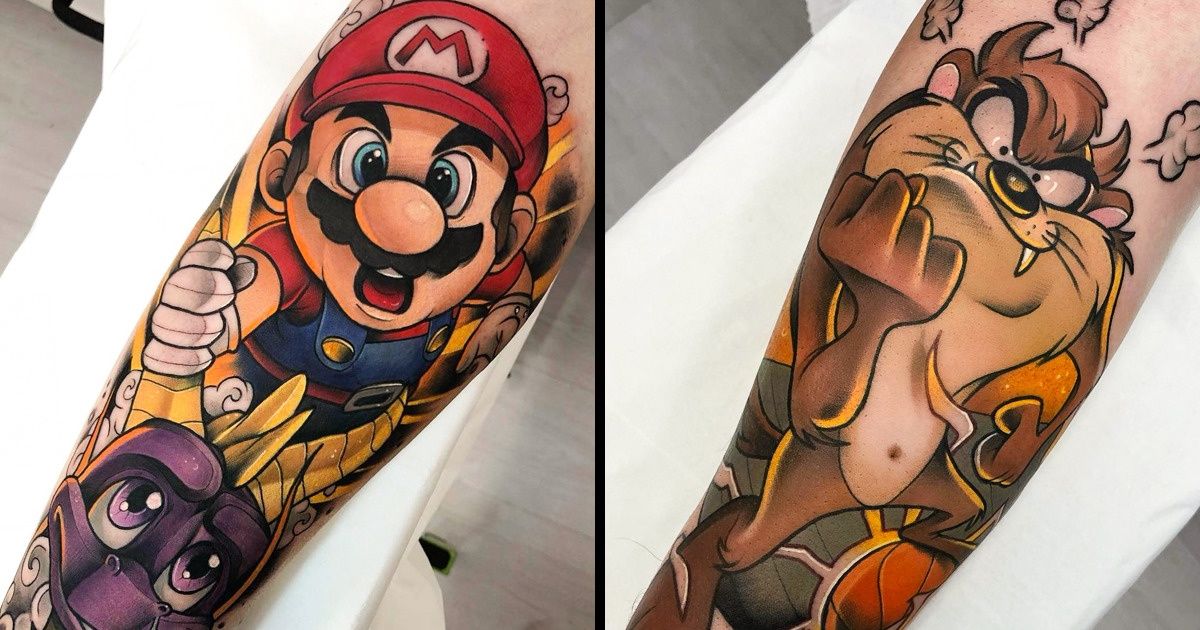25 Tatouages pour les fans de personnages de films et de dessins animés