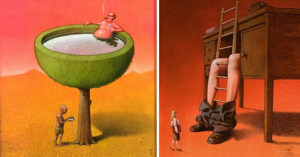 20 illustrations poignantes du monde dans lequel nous vivons