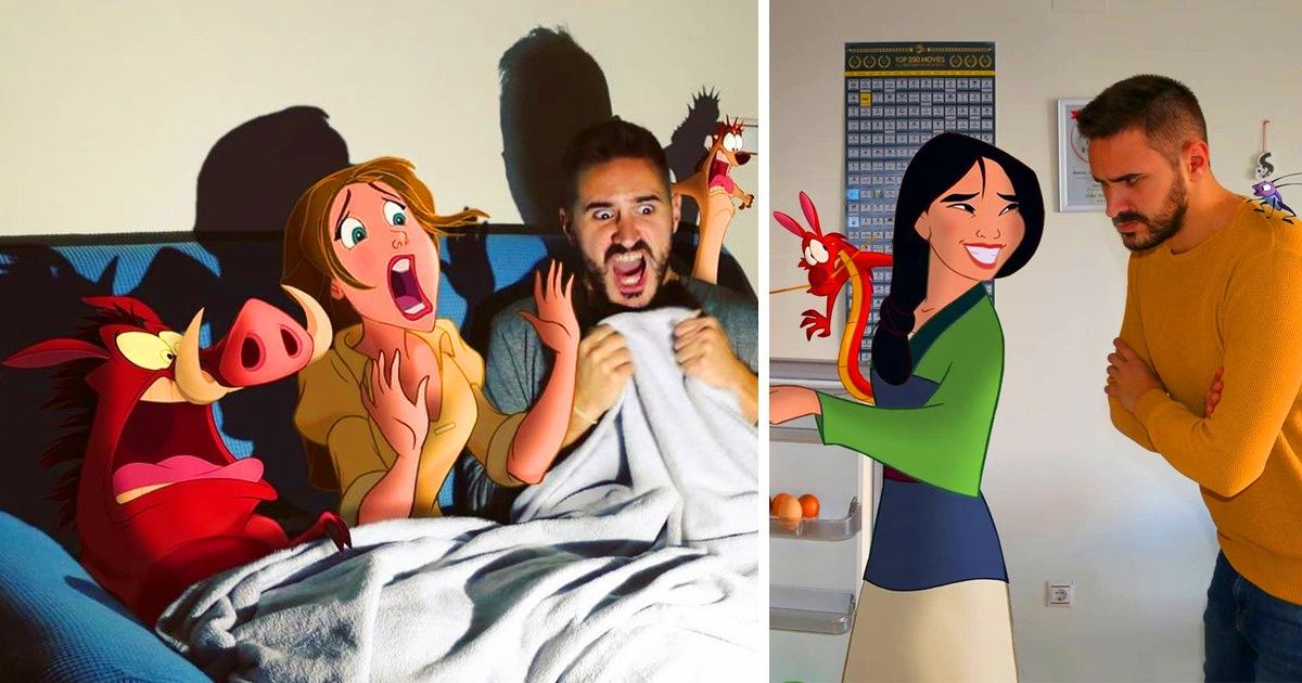 Un Enseignant réalise des montages avec des personnages de Disney pour voir à quoi cela ressemblerait de vivre avec eux (partie 2)