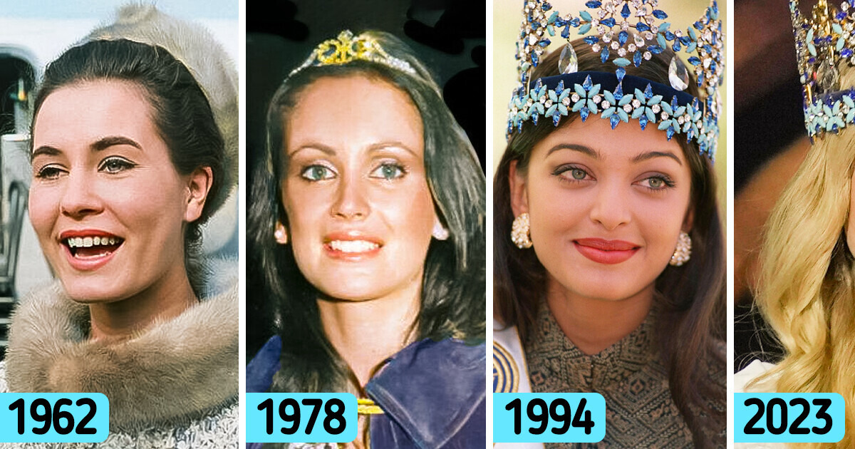 Voici comment la perception de la beauté a évolué au cours de 73 ans d’histoire du concours Miss Monde Voici comment la perception de la beauté a évolué au cours de 73 ans d’histoire du concours Miss Monde