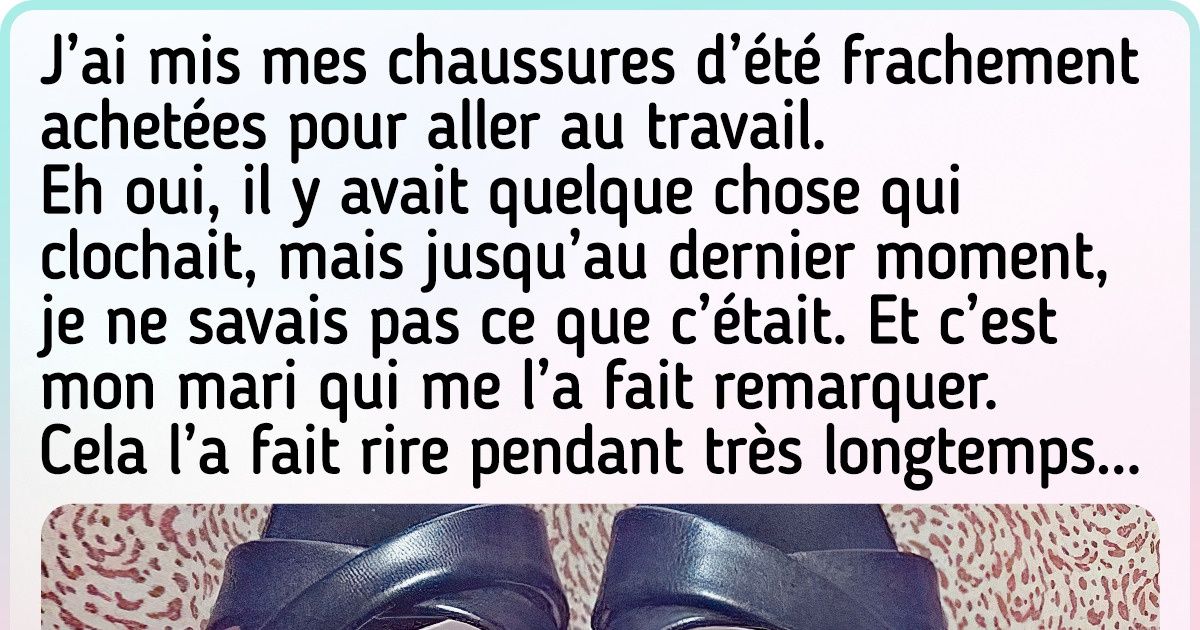 20 Personnes nous racontent leurs histoires de chaussures, et certaines des situations nous paraissent étrangement familières