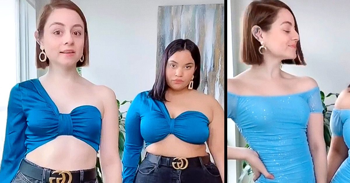 Deux amies ont montré comment des tenues identiques vont à deux silhouettes complètement différentes