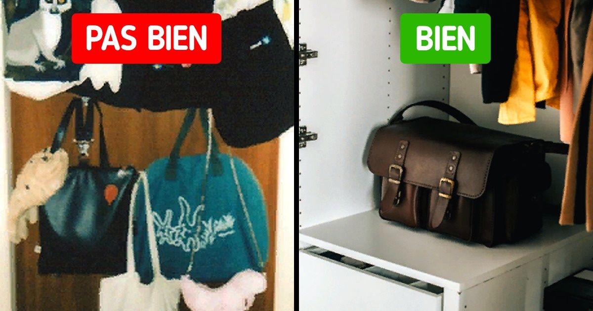 12 Conseils pour ranger les vêtements et les accessoires qui peuvent t’aider à les conserver plus longtemps