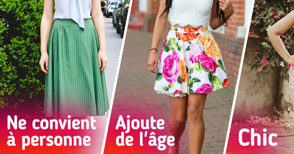 7 Jupes qu’il faut mettre au placard sans remords
