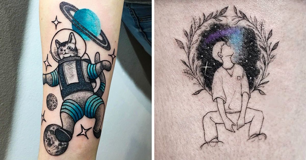 30+ Idées de tatouages de l’espace pour ceux qui ont l’univers dans la peau 30+ Idées de tatouages de l’espace pour ceux qui ont l’univers dans la peau