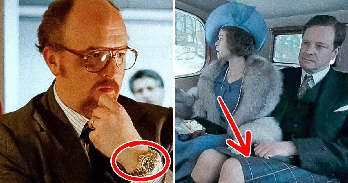 12 Exemples d’erreurs commises par les costumiers dans de grands films