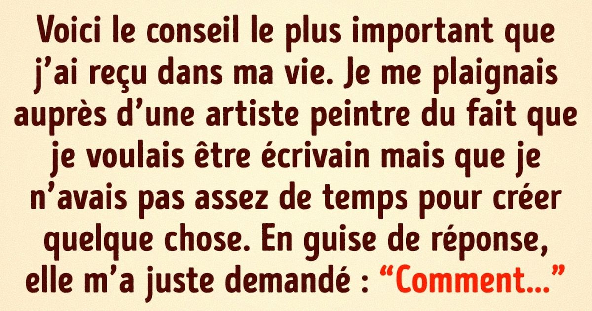 Le manque de temps n’est pas le responsable de tout ce que tu ne fais pas dans ta vie, tu dois juste t’organiser et te fixer des buts