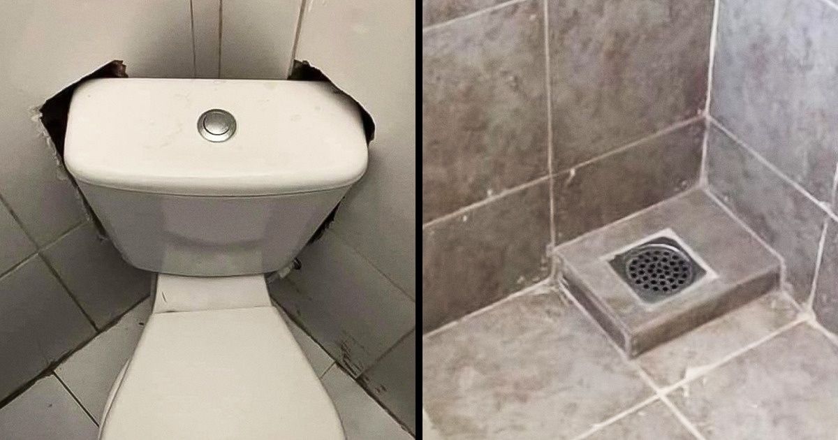 16 Salles de bains dont la conception nous pousse à nous poser la question : “Mais qu’est-ce qu’ils ont fait ?”