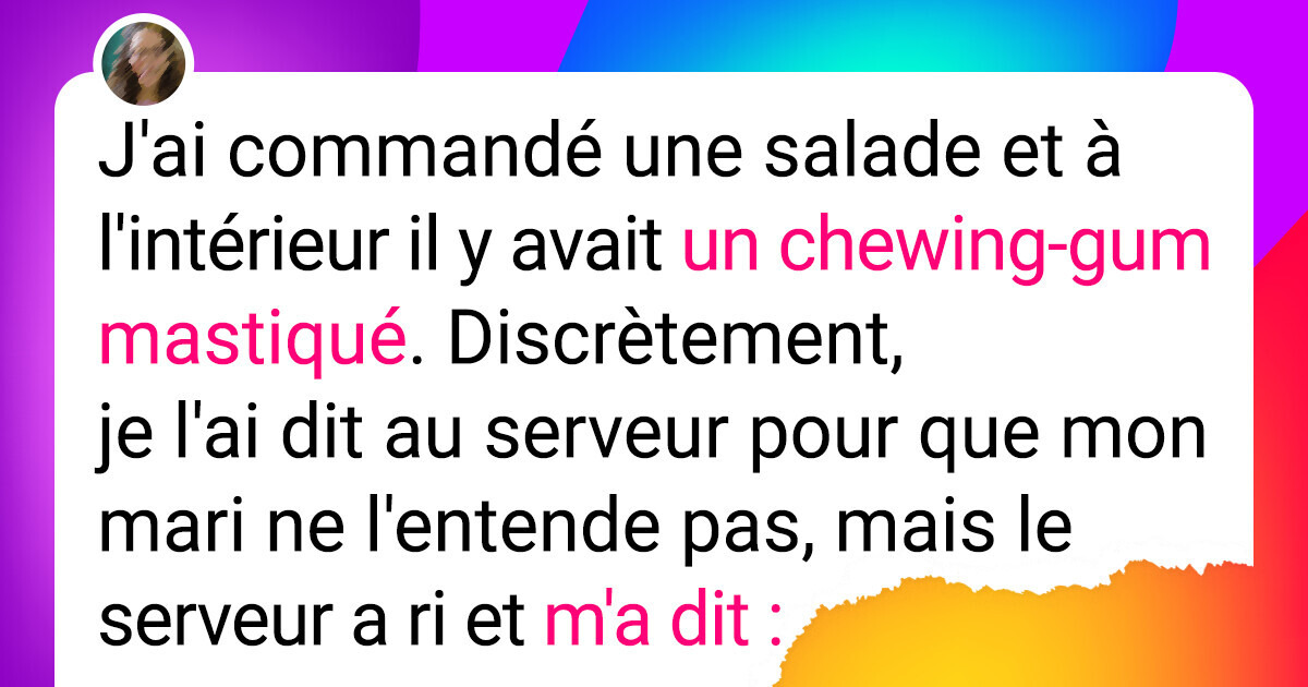 18 Clients de restaurants qui ont découvert que leurs plats contenaient un «ingrédient spécial» et qui ont pris la fuite