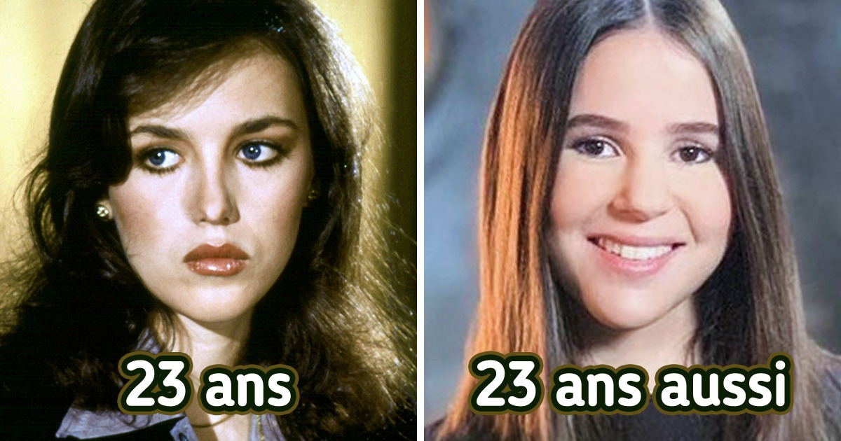 15 Duos d’idoles européennes de différentes générations, au même âge (attention, le contraste peut surprendre)