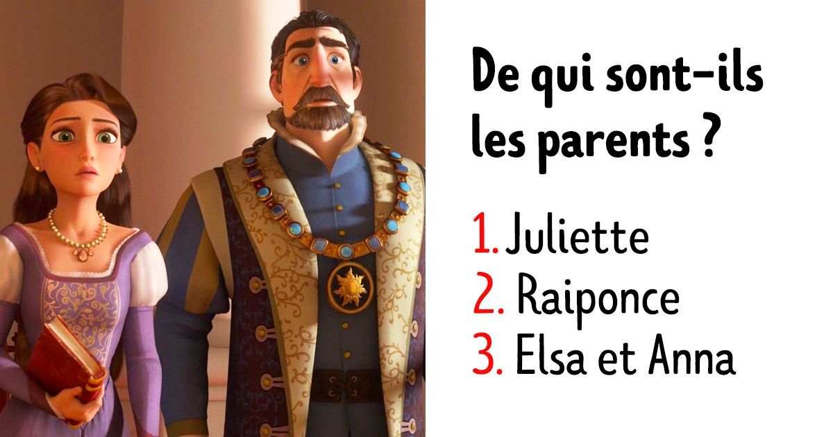 Test : Vérifie tes connaissances sur les parents des personnages Disney