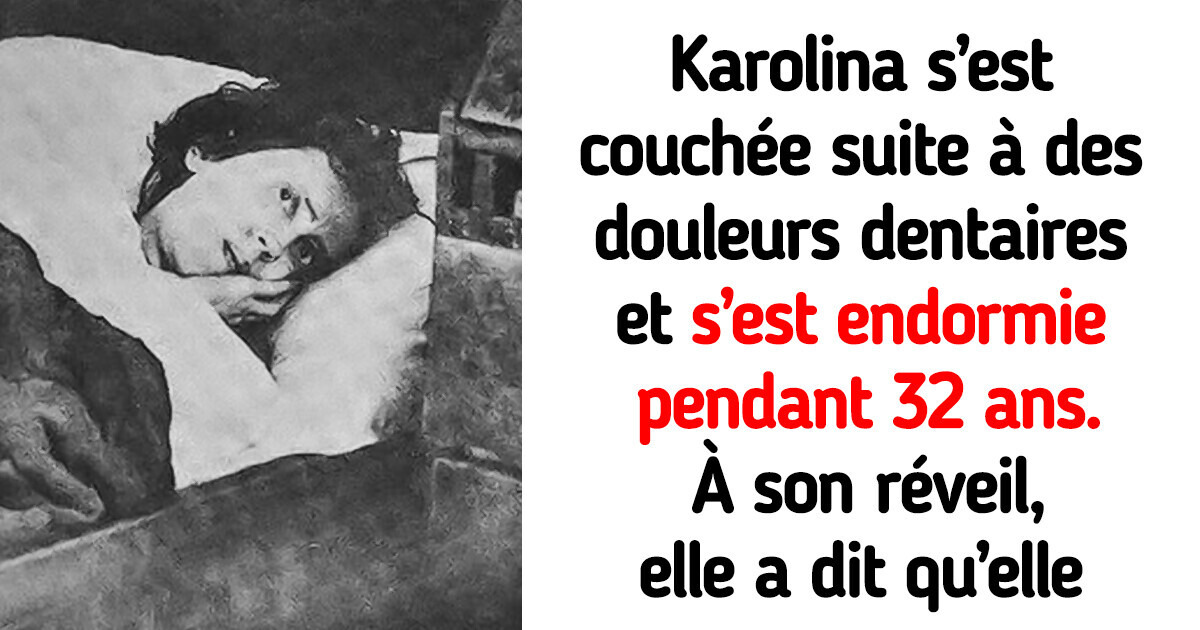 L’histoire choquante de la jeune fille qui a dormi pendant plus de 30 ans L’histoire choquante de la jeune fille qui a dormi pendant plus de 30 ans