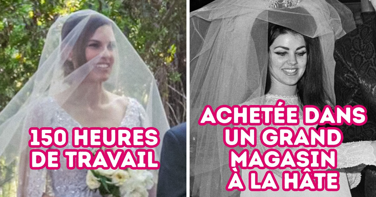 9 Tenues de mariage de femmes célèbres qui ont fait plus de bruit que l’événement lui-même