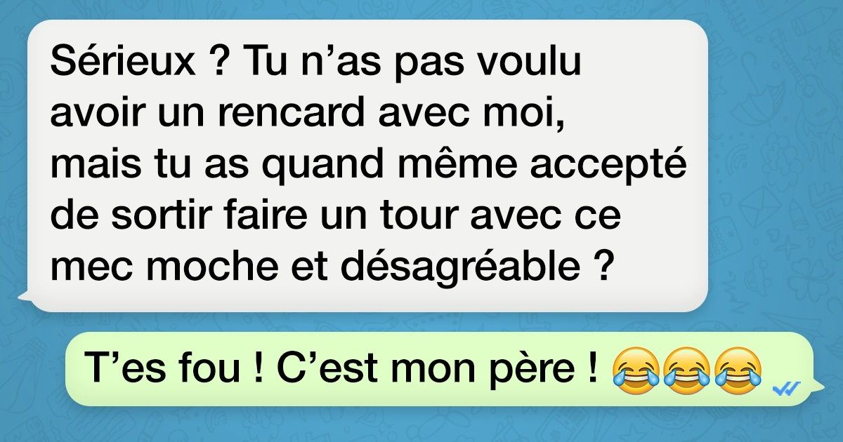 Découvre 20 échanges de textos dont la tournure inattendue ne va pas manquer de te surprendre...