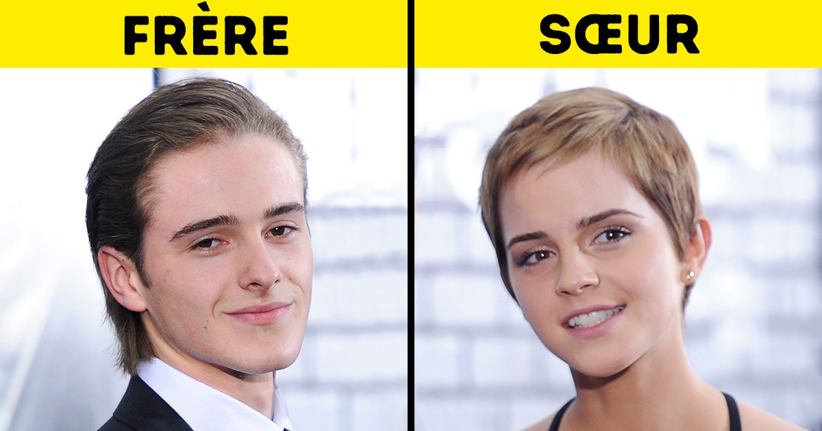 10 Célébrités dont les similitudes avec leurs frères et sœurs sont vraiment flagrantes