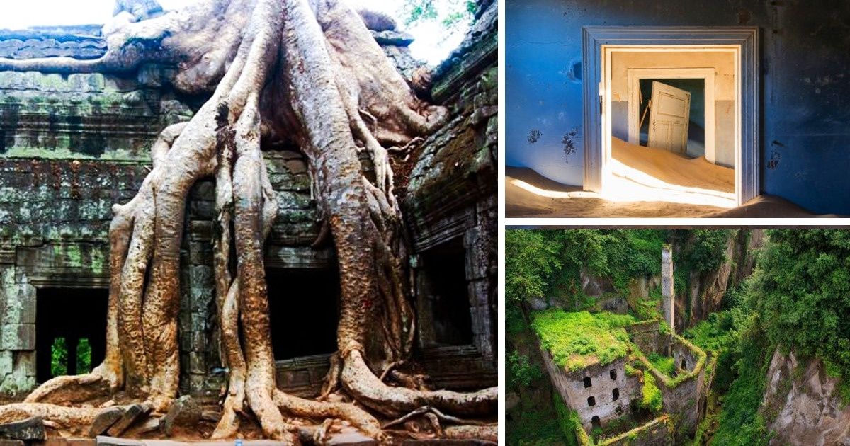 La nature a transformé ces 19 lieux abandonnés en chefs-d’œuvre surréalistes !