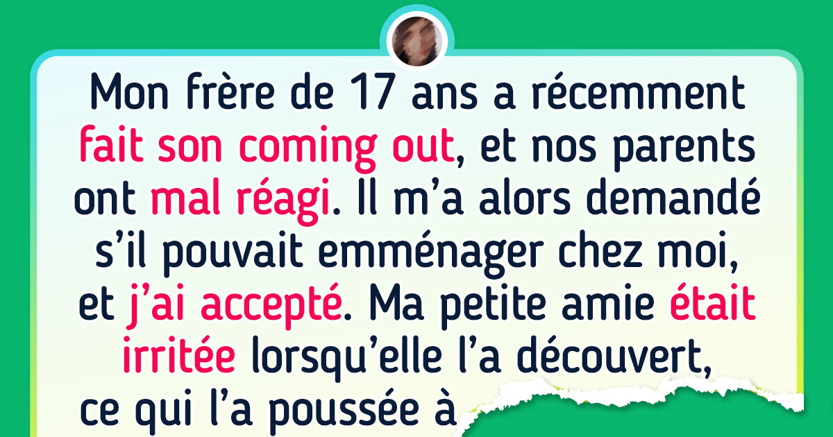 Ma copine est contre le fait d’accueillir mon frère transgenre, et cela a créé des tensions dans notre couple Ma copine est contre le fait d’accueillir mon frère transgenre, et cela a créé des tensions dans notre couple