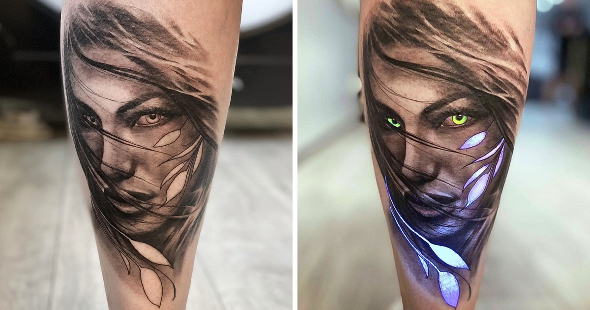 Un artiste réalise des tatouages qui brillent dans le noir, et nous sommes stupéfaits par le niveau de créativité