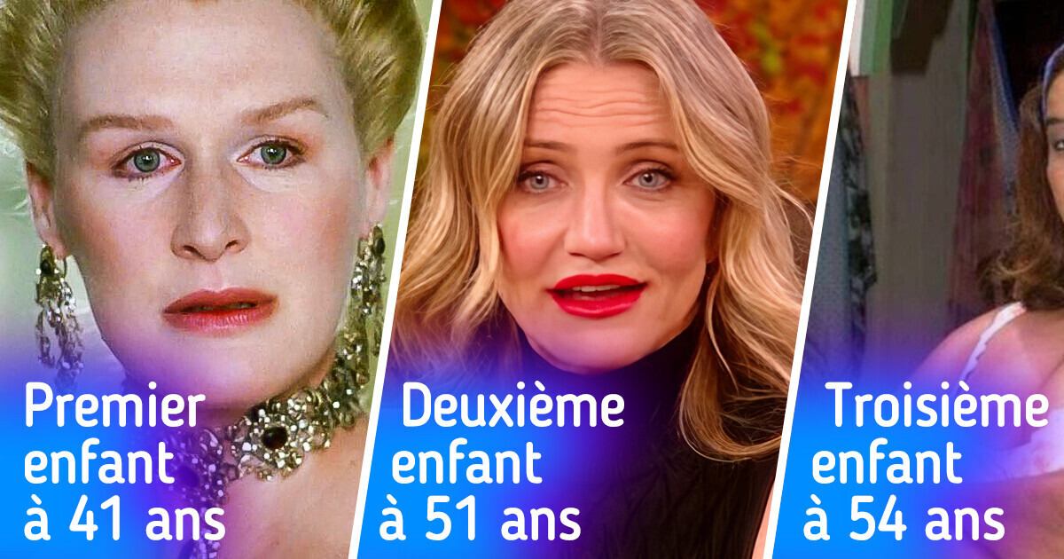 11 Femmes célèbres qui se sont moquées des préjugés et ont eu un bébé après 40 ans