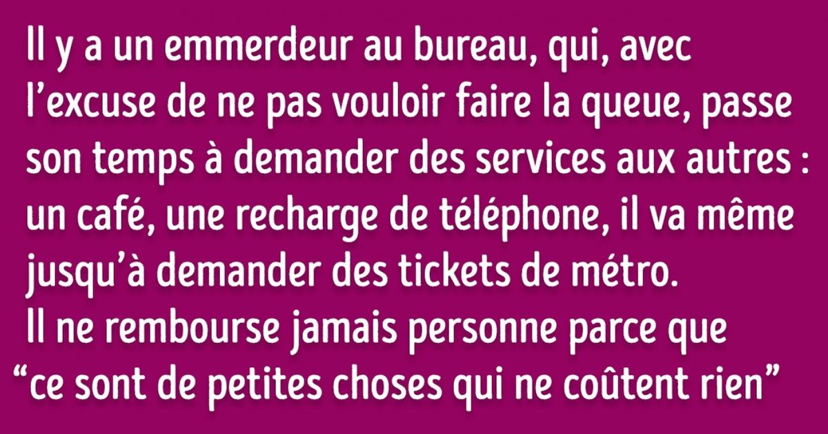 Certaines personnes sont capables de ne jamais se démonter quelle que soit la situation