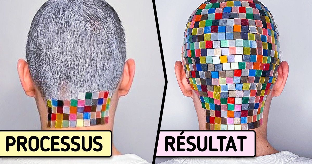 Une styliste russe transforme les cheveux en véritables œuvres d’art avec des objets de la vie courante