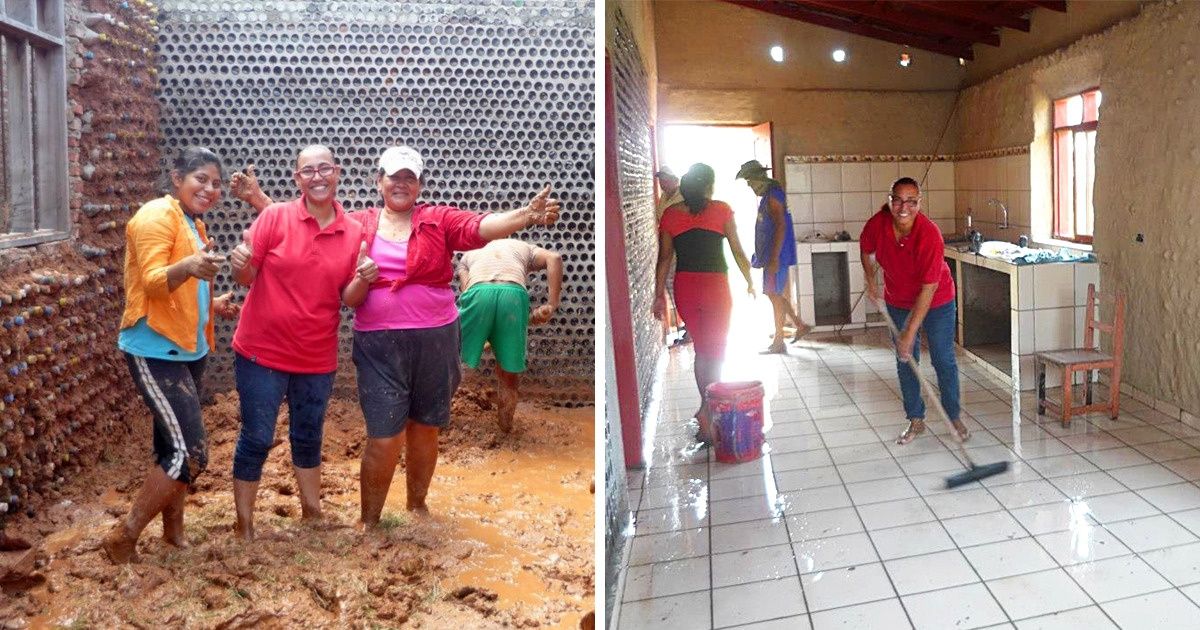 Une Bolivienne construit des maisons avec des bouteilles pour aider les familles dans le besoin tout en recyclant le plastique Une Bolivienne construit des maisons avec des bouteilles pour aider les familles dans le besoin tout en recyclant le plastique