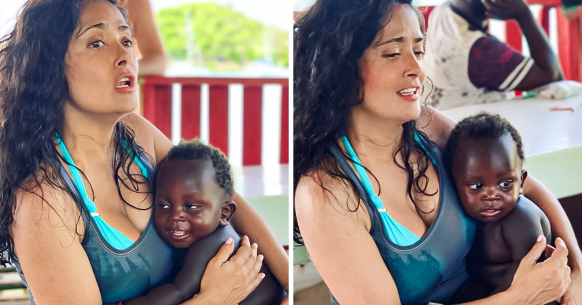 Salma Hayek se souvient de la fois où elle a allaité le bébé affamé d’une inconnue