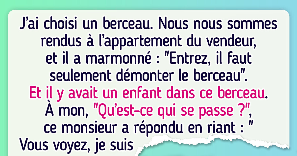 J’achète que des choses et des jouets d’occasion pour mon enfant, bien que nous soyons une famille riche
