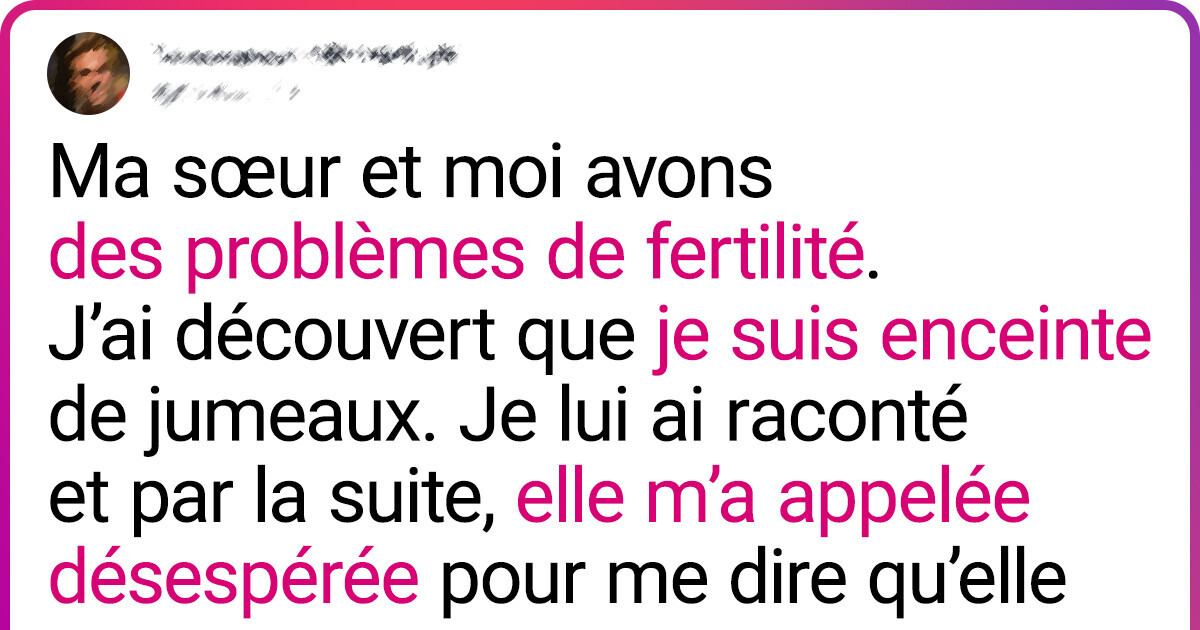 Ma sœur stérile m’a demandé quelque chose qui m’a fait regretter notre nom de famille Ma sœur stérile m’a demandé quelque chose qui m’a fait regretter notre nom de famille