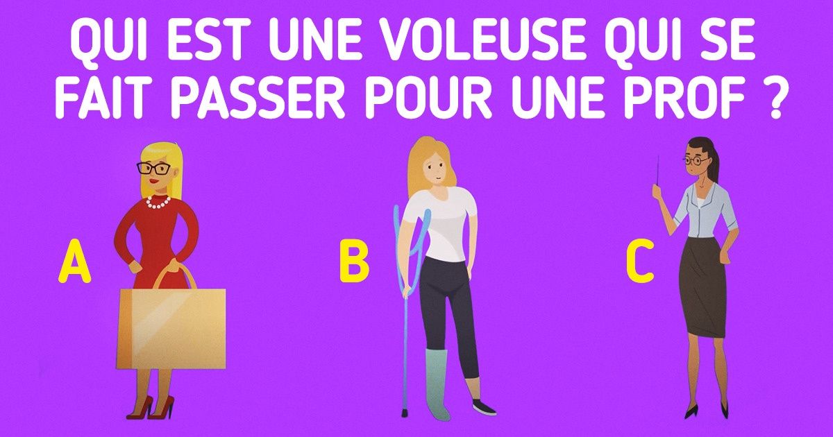Test : mets tes talents de détective à l’épreuve en résolvant ces énigmes logiques