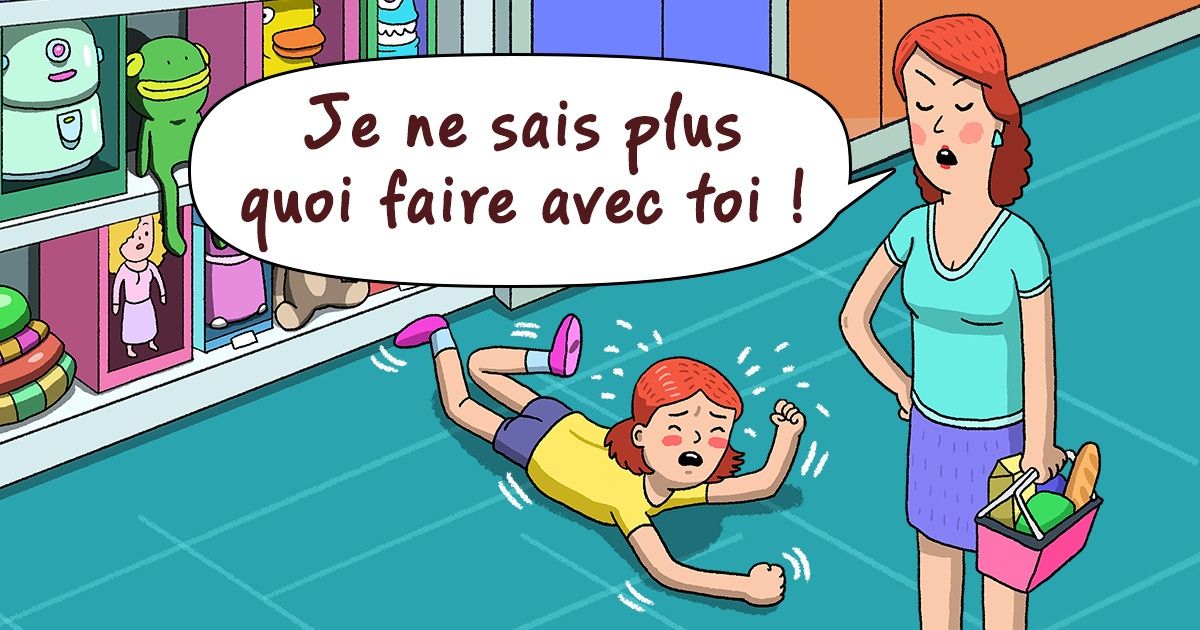 7 Erreurs fatales que nous commettons quand un enfant fait une crise de colère