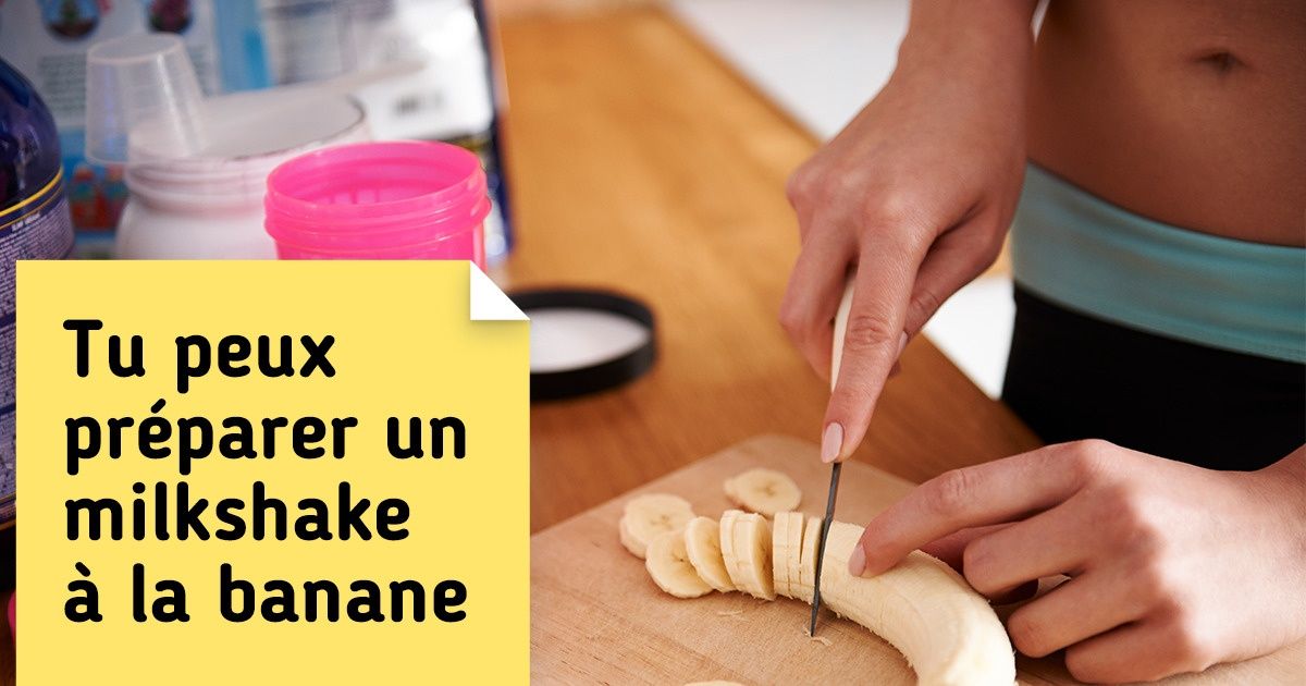 15 Aliments qui peuvent booster ton énergie avant une séance de sport
