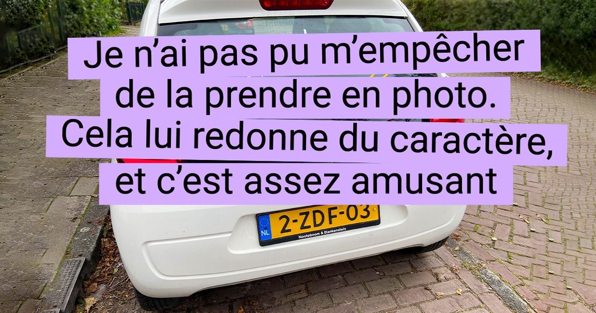15+ Personnes qui ont modifié leur véhicule avec une belle touche de créativité et d’humour