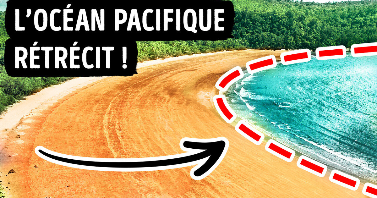 L’océan Pacifique rétrécit chaque année + 25 faits qui vont t’étonner