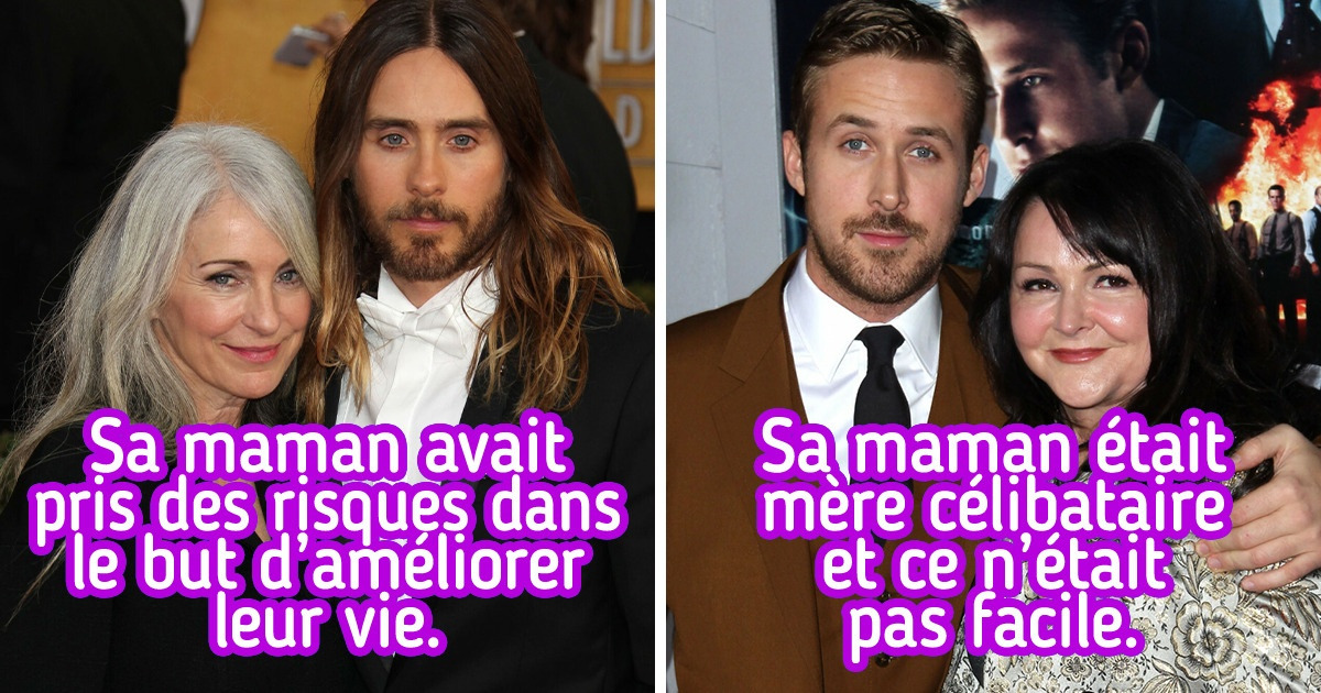 11 Touchantes révélations d’hommes célèbres sur une partie de la vie de leurs mères 11 Touchantes révélations d’hommes célèbres sur une partie de la vie de leurs mères
