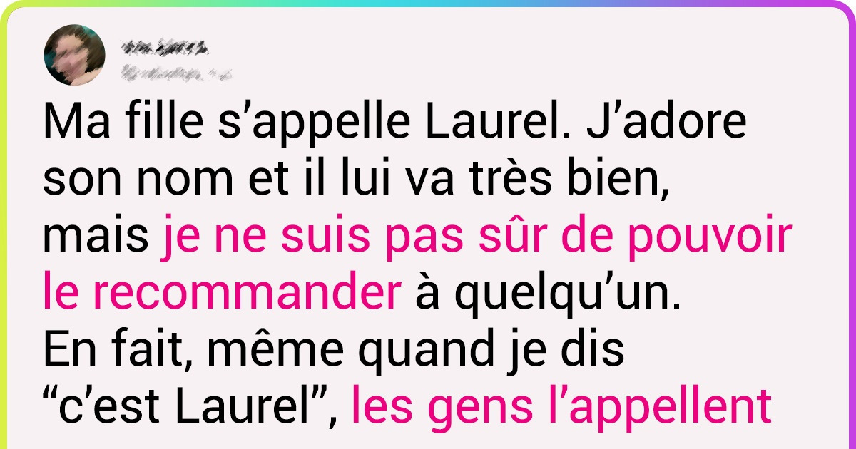 9 Internautes qui regrettent le choix du prénom de leur enfant