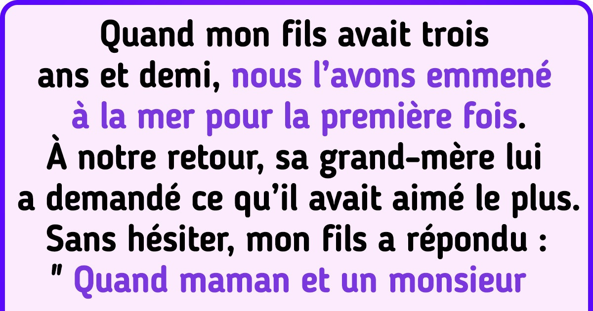 Publication sincère qui explique pourquoi les vacances avec un enfant ce n’est pas du repos