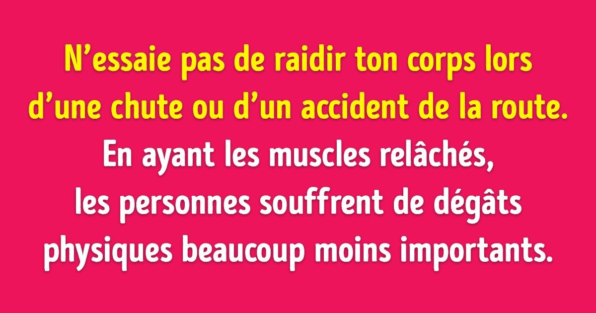15 Choses que tu ne dois pas faire en cas de danger