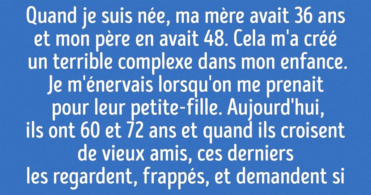 12 Personnes ont raconté ce que c’est que d’être l’enfant des parents âgés